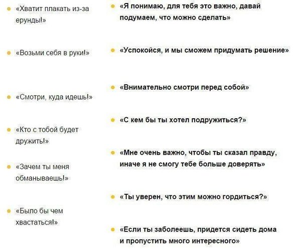 50 фраз, которые помогут наладить общение с ребенком