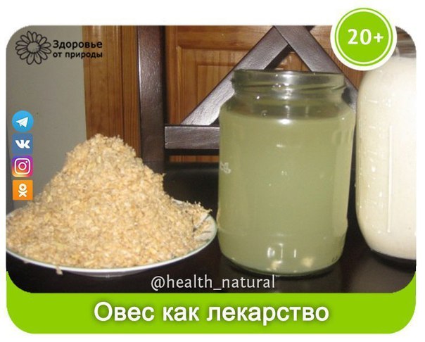 Овес как лекарство.