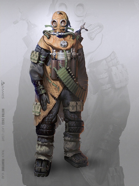 Concept art for Metro 2033: Last Light by #VladTkach