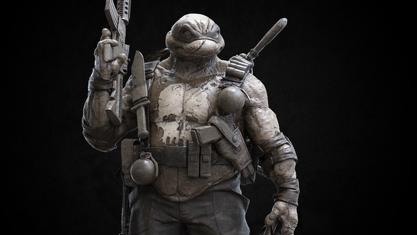 Turtle - Punisher by #OlegAleinikov