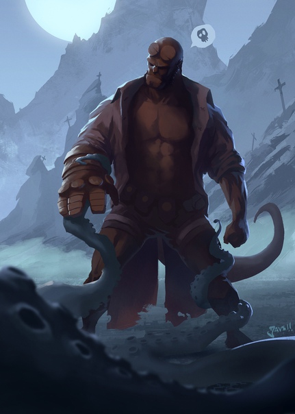 Hellboy by #JavierSanchez