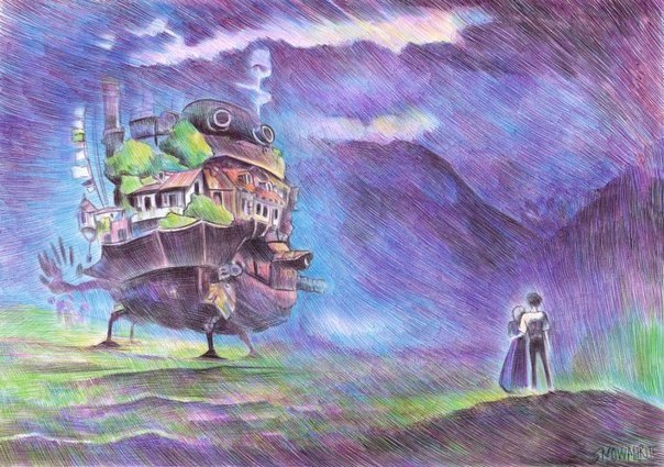 Рисунки шариковой ручкой от Марите Десайне (Marite Desaine)
