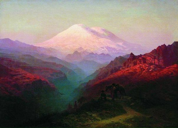 Занковский Илья Николаевич (1832-1919) - русский художник и график, мастер горного пейзажа. 