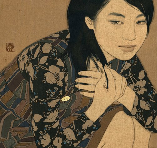 Японский художник Ikenaga Yasunari родился в 1965 году в префектуре Оита. Работы автора, это мечтательная атмосфера, элегантность, изысканность. Тема работ художника - современные девушки, но в то же время стиль его живописи отражает древние японские традиции.