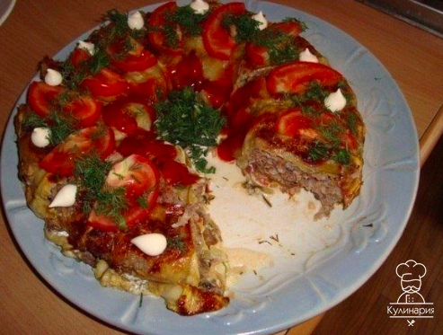 Вкусная кабачковая запеканка