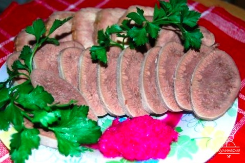 Отварной язык в мультиварке