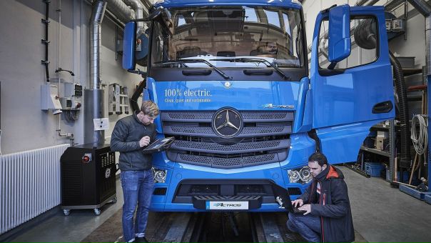 Daimler начнёт производить электрофуры eActros в 2021 году