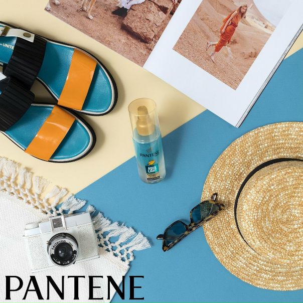 Пора отпусков и путешествий уже совсем близко! Убедись, что в твоей дорожной косметичке есть спрей из коллекции Aqua Light - он питает волосы без утяжеления (что особенно важно летом), делая их более гладкими и блестящими 