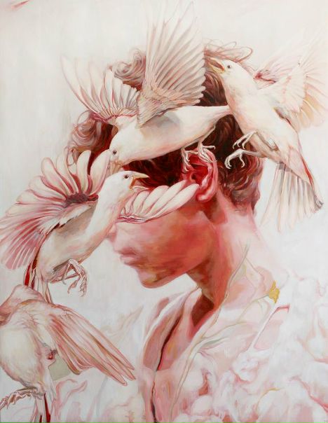 Серия работ, посвященная птицам от Меган Холанд (Meghan Howland)