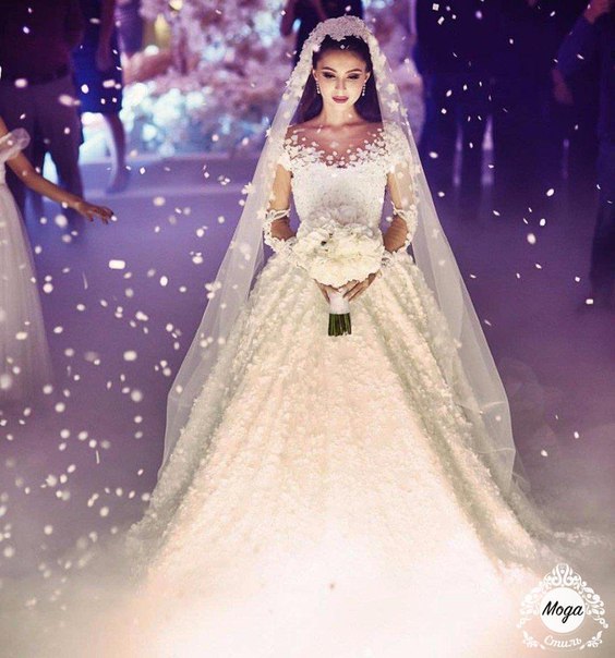 Оцените этот свадебный образ 