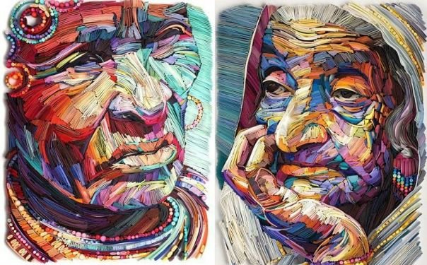 Юлия Бродская (Yulia Brodskaya) считается признанным мастером по работе с бумагой в технике «квиллинг». Художница создает объемные композиции путем скручивания полосок бумаги.