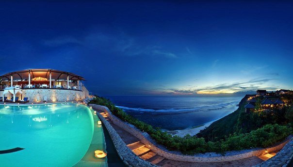 Шикарный вид из отеля Karma Kandara на Бали