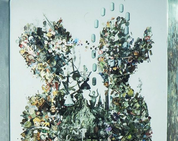 Трёхмерные коллажи Дастина Йеллина (Dustin Yellin)