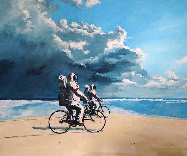 Датский художник Томас Юууль Кран (Thomas Juul Krahn) пишет сюрреалистичные картины помещая объекты в необычную для них обстановку.