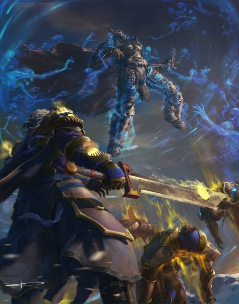 Lich King raid at the Frozen Throne by #StantonFeng