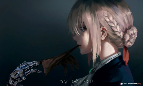 Violet Evergarden by #WLOP