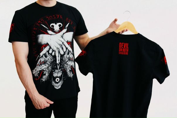 Футболка «Devil On Both Shoulders». 