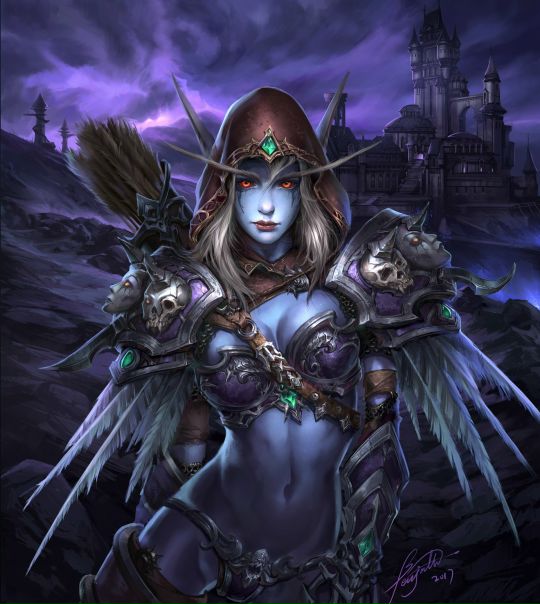 Windrunner in Lordaeron by #ZhangWenmo