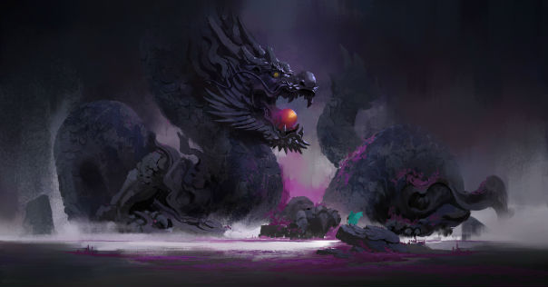 Purple Dragon by #YUYIMING