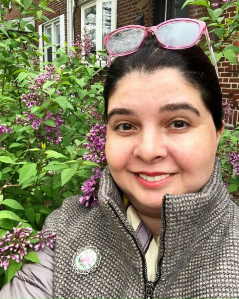 Получила фото из Америки! Теперь наши брошки живут в Нью-Йорке!