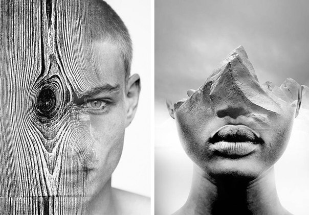 Дуэт человека и природы: сюрреалистичные коллажи от фотохудожника Antonio Mora.