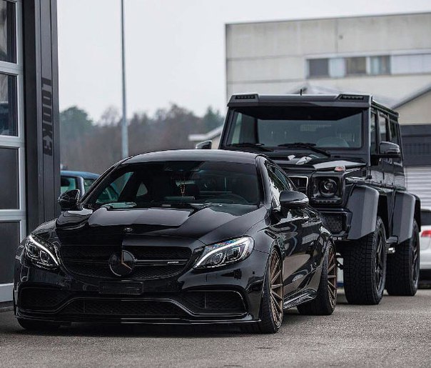  Mercedes-Benz c63s & Mercedes-Benz g500 4x4
