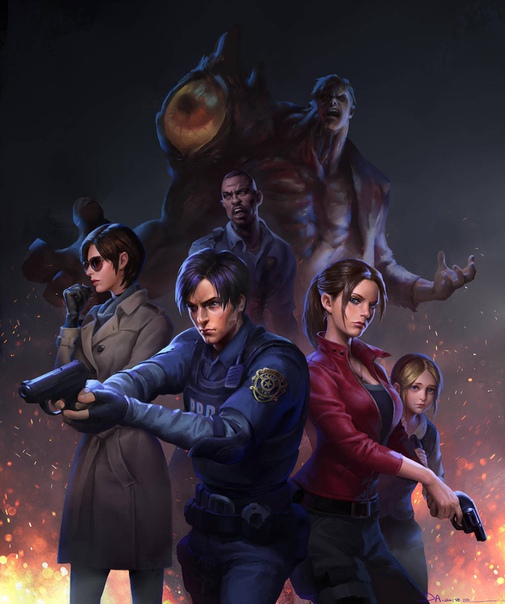 RESIDENT EVIL 2 REMAKE by #dannis1982