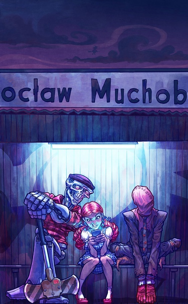 Dorothy on the train station by #EmilCegielski