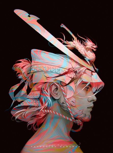 Samurai by #ValentinaRemenar