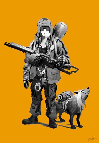 Some wasteland skech by #JunlingWang