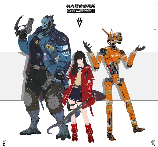 CYBERPUNK DETECTIVES by #ParkJunKyu