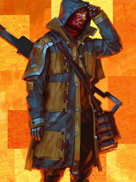 Cyberpunk inspired dude by #GillesKetting