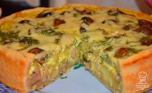 Рисовая запеканка с мясом