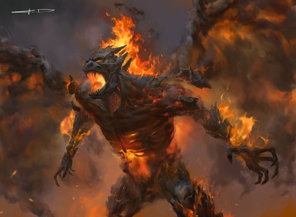 Vindictive Efreet by #StantonFeng