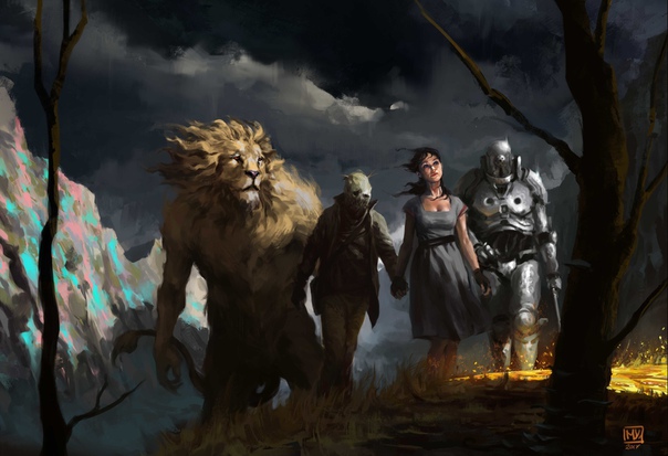 The Wizard of Oz Illustration by #MiguelIglesias