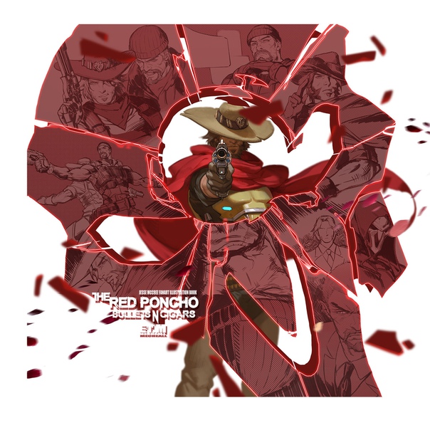 Mccree fanbook illust collection by #LeozETM