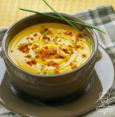 Сырный суп-пюре