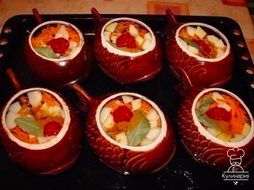 Жаркое в горшочке