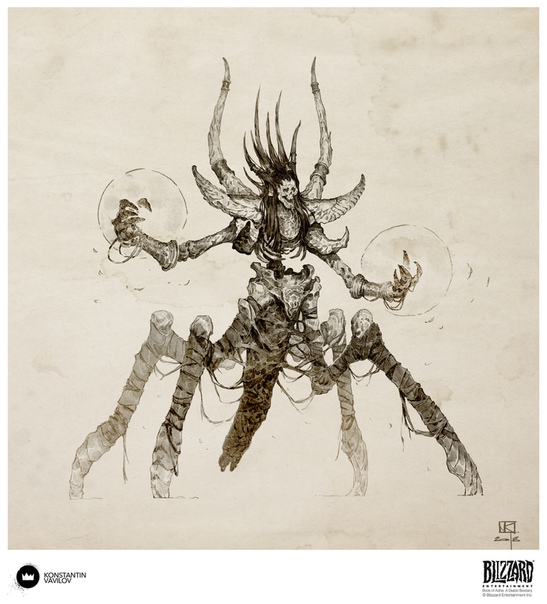 Book of Adria: A Diablo Bestiary by #KonstantinVavilov