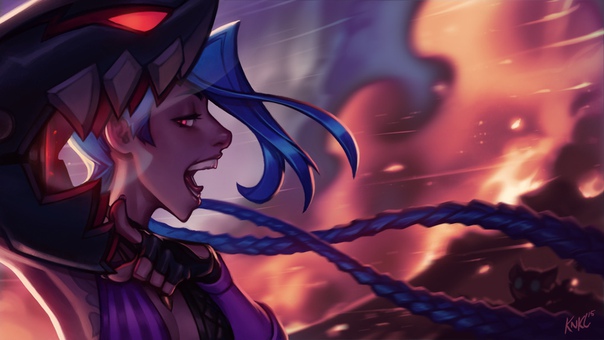 League of Legends - Jinx by #KienanLafferty