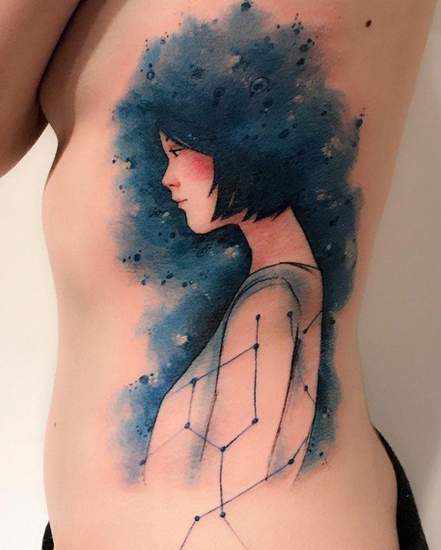 Прекрасная акварельная идея