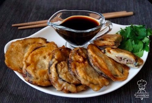 Баклажаны с мясом по - китайски