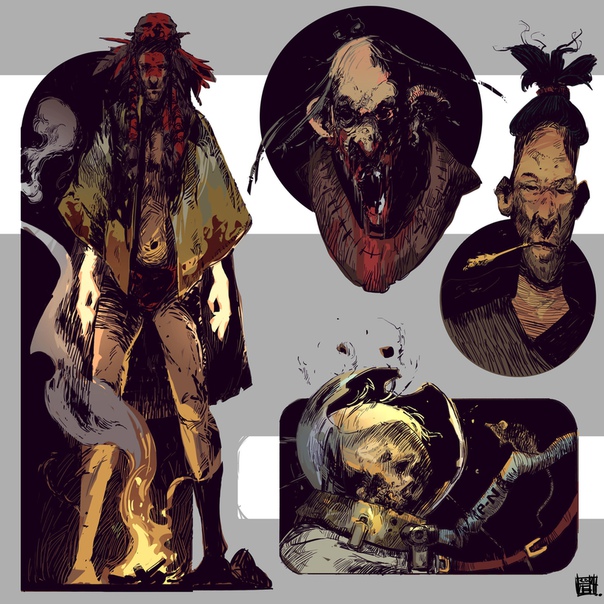 Inking and color by #HueTeo