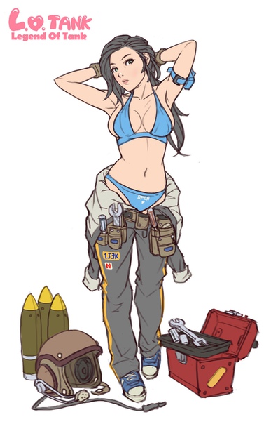 Legend Of Tank Girls by #JongIlKim