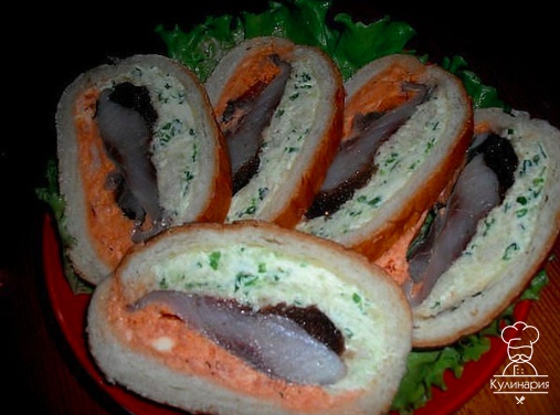 Оригинальные бутерброды с селедкой