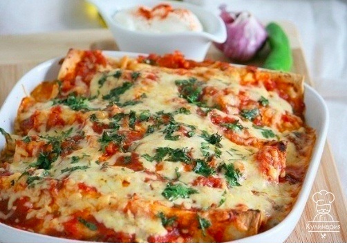 Энчиладас с курицей