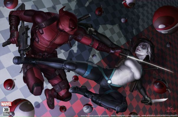 Deadpool vs Domino by #InHyukLee