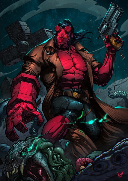 Hellboy 2 by #lvaroJimnez