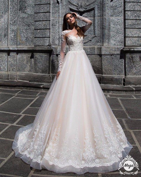 Роскошное свадебное платье!