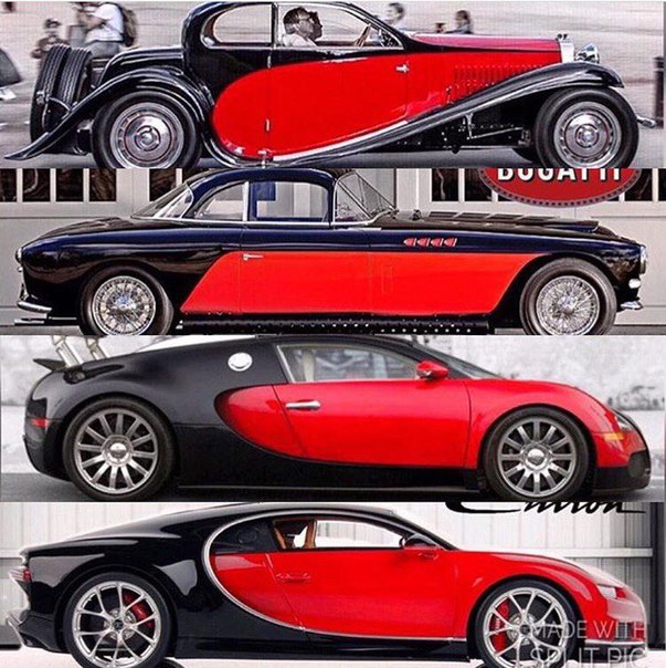 Эволюция Bugatti